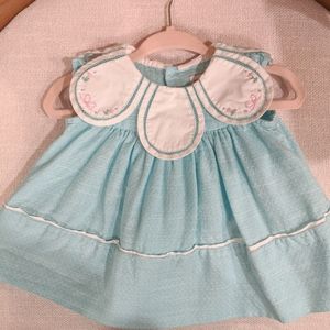 Sophie and lucas petal float dress embroidered 3m